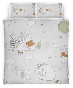 Housse De Couette Winnie l’Ourson et ses Amis 4 Parure de lit Ensemble De Literie