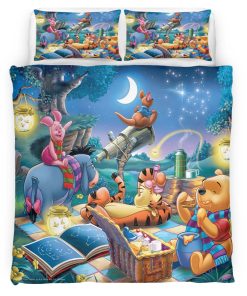 Housse De Couette Winnie l’Ourson et ses Amis 7 Parure de lit Ensemble De Literie