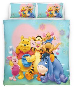 Housse De Couette Winnie l’Ourson et ses Amis 8 Parure de lit Ensemble De Literie