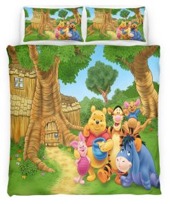 Housse De Couette Winnie l’Ourson et ses Amis 9 Parure de lit Ensemble De Literie