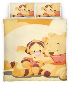 Housse De Couette Winnie l’Ourson et Tigrou 2 Parure de lit Ensemble De Literie