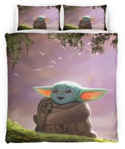 Housse De Couette Bébé Yoda Star Wars 1 Parure de lit Ensemble De Literie
