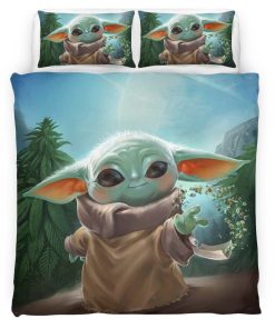 Housse De Couette Bébé Yoda Star Wars 2 Parure de lit Ensemble De Literie
