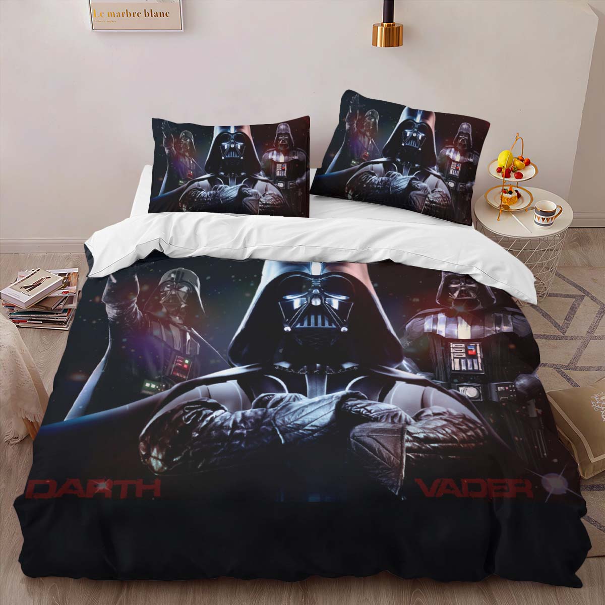Housse De Couette Dark Vador Star Wars 3 Parure de lit Ensemble De Literie – Image 2