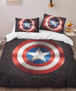 Alternative view of Housse De Couette Marvel Legends Bouclier Captain America 3 Parure de lit Ensemble De Literie
